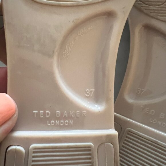 Ted Baker Jelly Ankle Strap Sandals with Bow - Size 7 - Picture 6 of 6